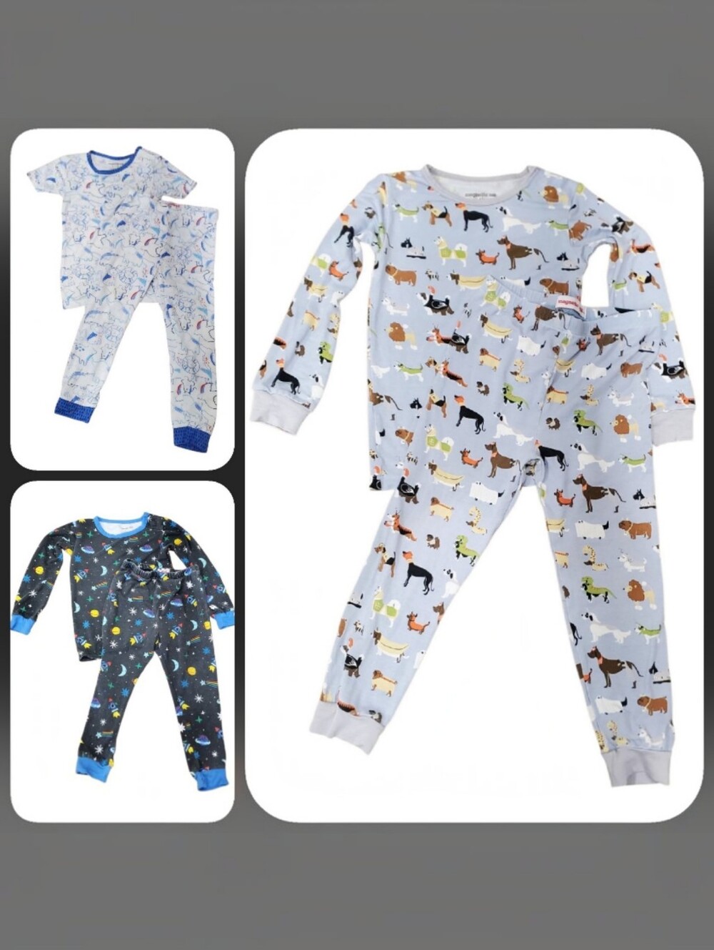 Magnetic Me 3 Piece Pajama Set Bundle Toddler Boys 3T